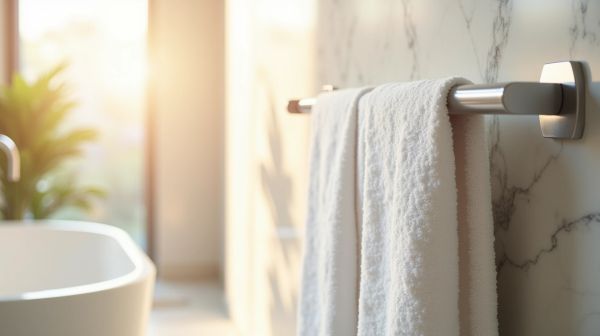 Upgrade your bathroom with a luxury towel bar for style and function