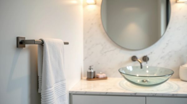 Upgrade your bathroom with a luxury towel bar for style and function